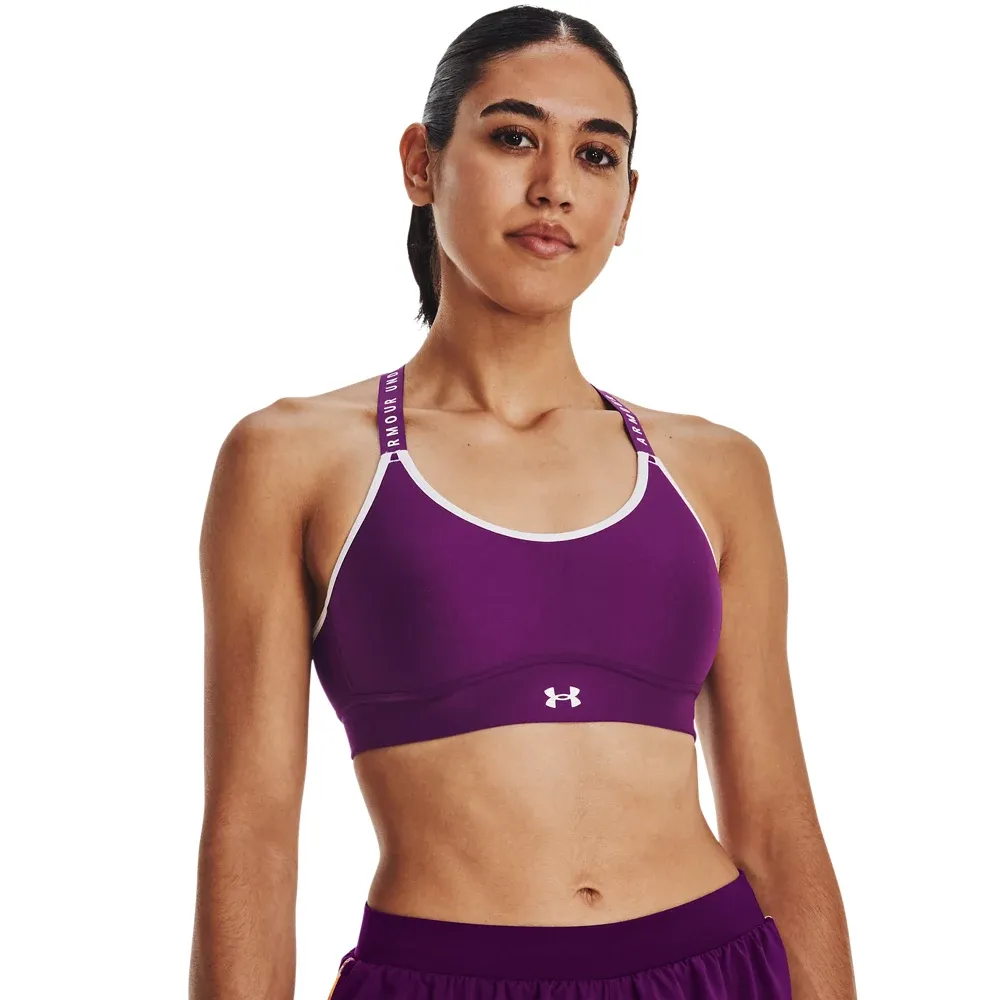 Sujetador deportivo UA Infinity Mid Covered para mujer