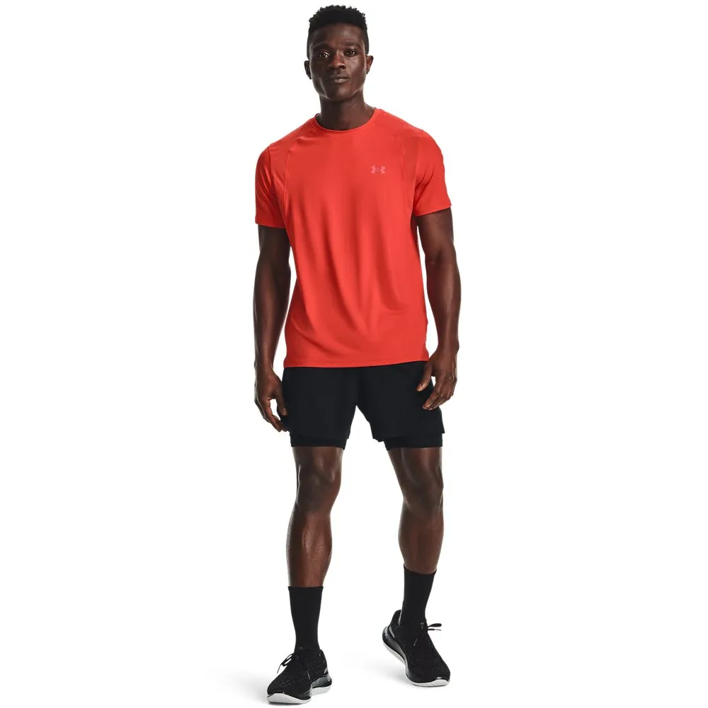 Shorts UA Iso-Chill Run 2-in-1 para Hombre