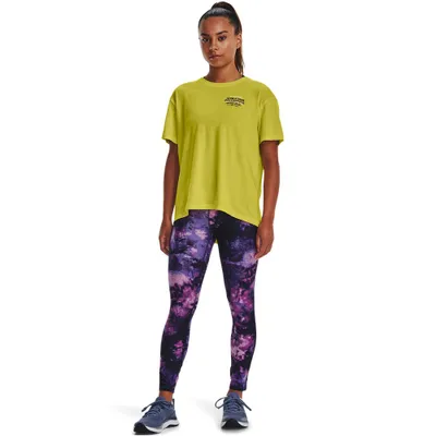 Leggings HeatGear® Armour No-Slip Waistband Printed Ankle para Mujer