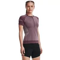 Playera de Manga Corta con ¼ Cierre UA IntelliKnit para Mujer