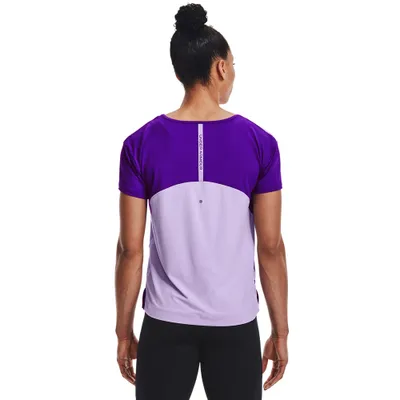 Playera Manga Corta UA RUSH™ Energy Colorblock para Mujer