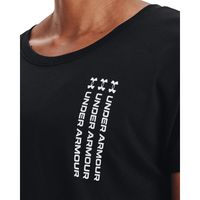 Playera con Gráfico de Logotipo UA Repeat para Mujer