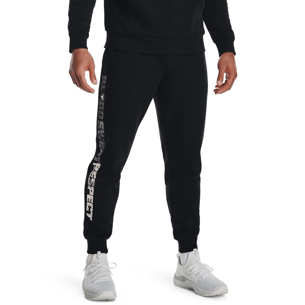  Under Armour Conjunto de sudadera con capucha y pantalones  deportivos de manga larga con logotipo para hombre, Negro/Blanco : Ropa,  Zapatos y Joyería