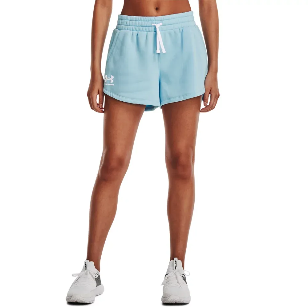 Shorts UA Rival Fleece para Mujer