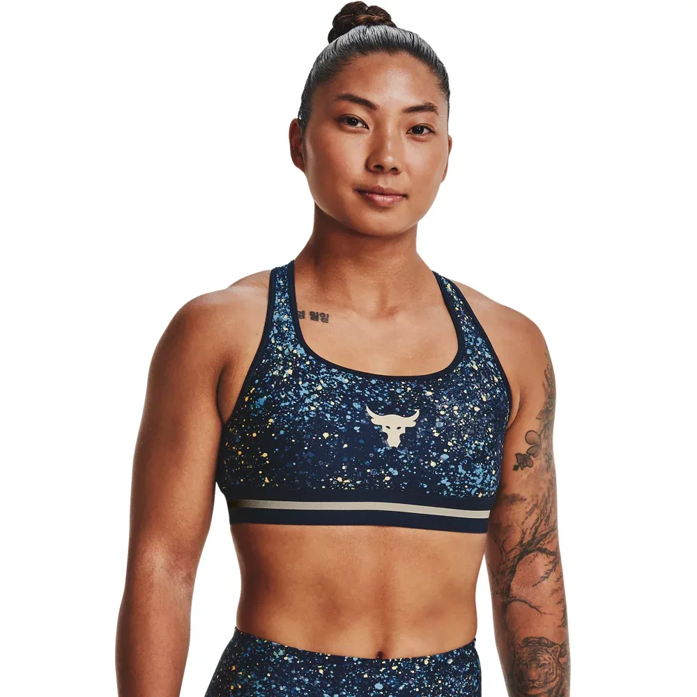 Bra Deportivo Project Rock Printed Crossback para Mujer