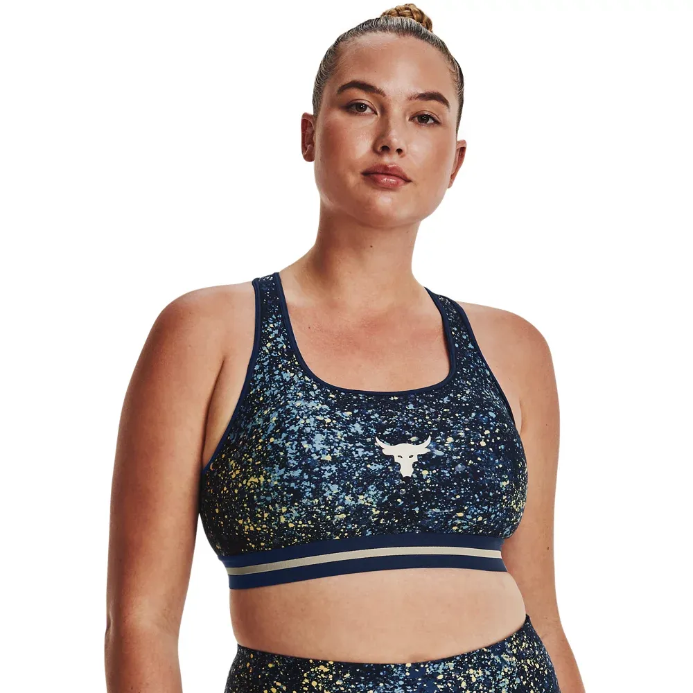 Bra Deportivo Project Rock Printed Crossback para Mujer