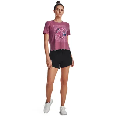 Playera de manga corta UA Run Anywhere para mujer