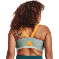 Women's UA Infinity Mid High Neck Shine Sports Bra