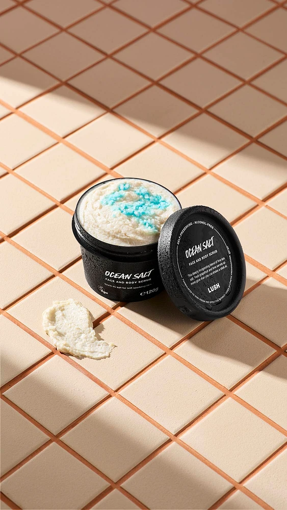 Ocean Salt Face and Body Scrub Alcohol-Free Self-Preserving
