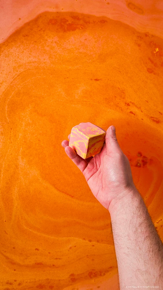 Bombe pour le bain Lava Block