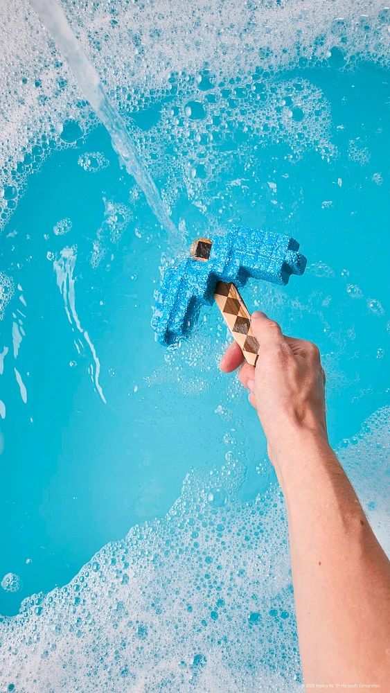 Diamond Pickaxe Reusable Bubble Bar