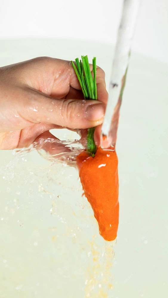 Pain moussant réutilisable Baby Rainbow Carrots