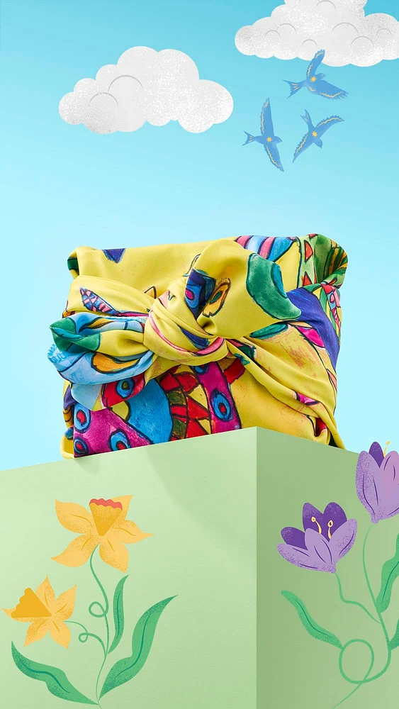 Birds Knot Wrap