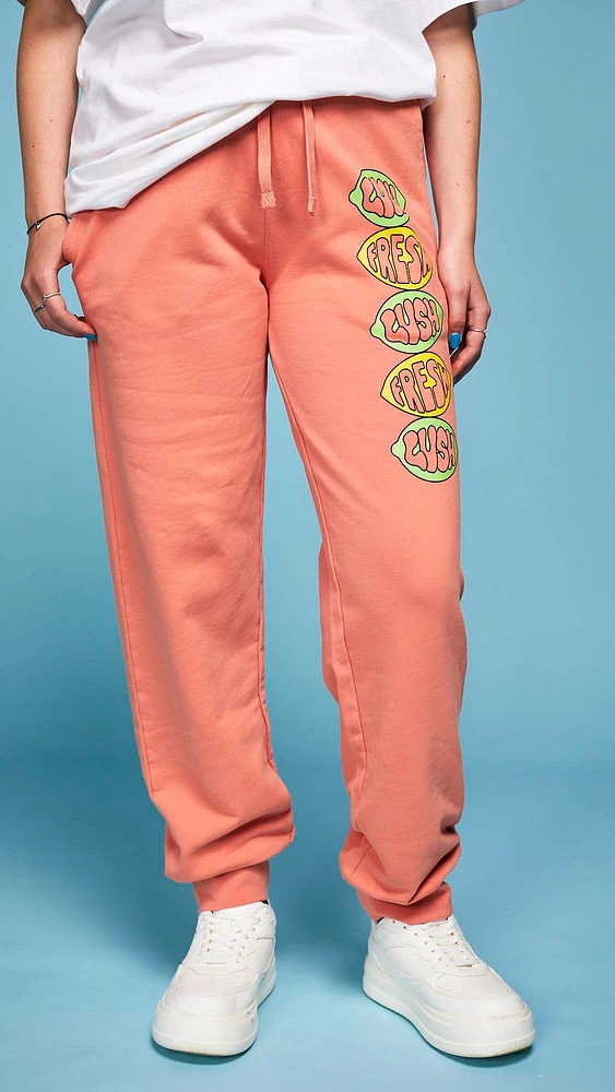 Fresh Values Coral Joggers