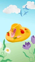 Pain moussant réutilisable Easter Bonnet