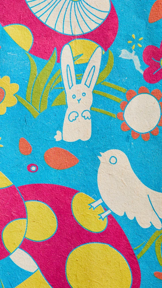 Easter Mushrooms Lokta Wrap