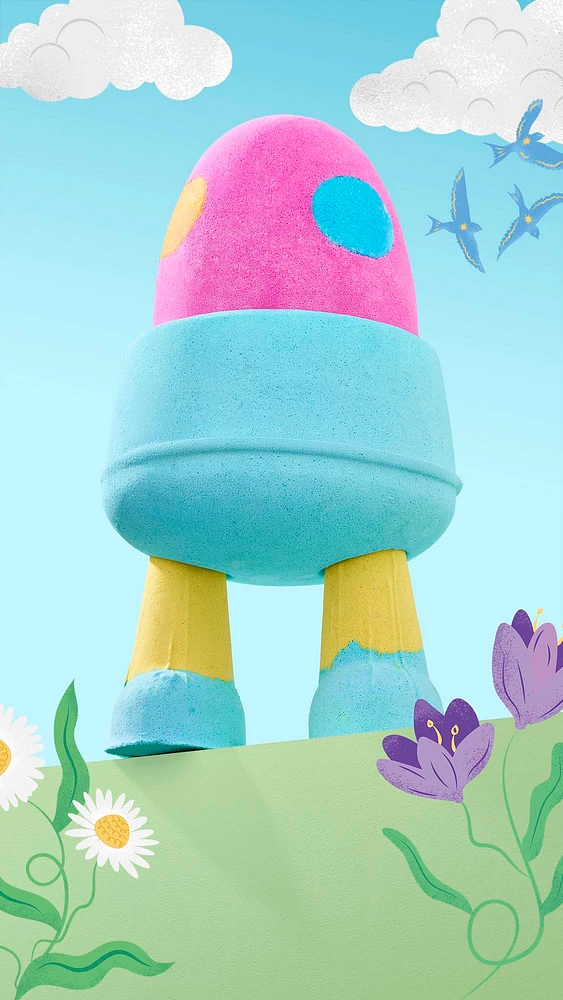 Bombe pour le bain Eggs On Legs