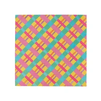 Gingham Lokta Wrap