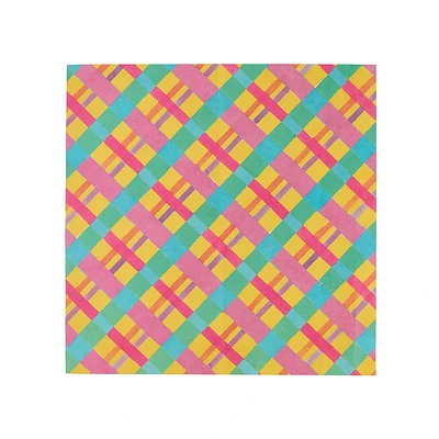 Gingham Lokta Wrap