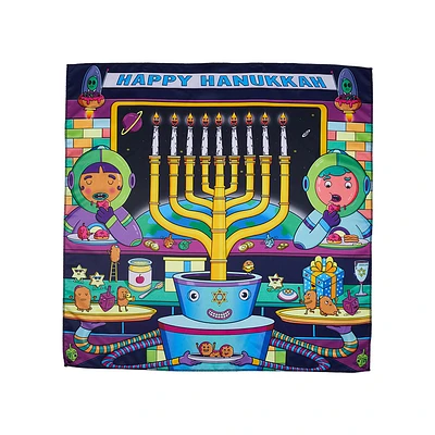 Happy Hanukkah Knot Wrap
