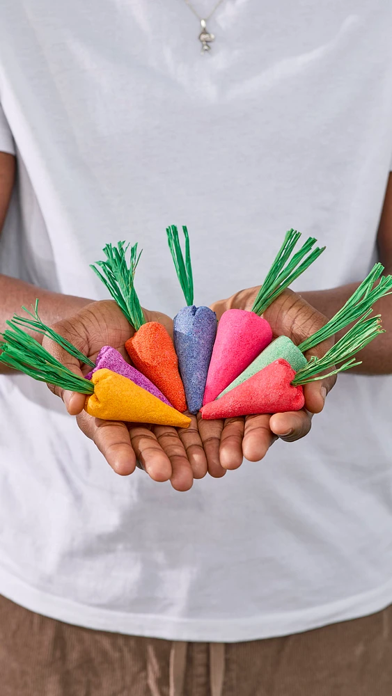 Pain moussant réutilisable Baby Rainbow Carrots