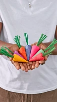 Pain moussant réutilisable Baby Rainbow Carrots