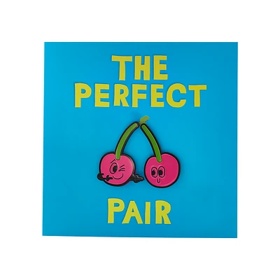 Carte de souhaits avec épinglette The Perfect Pair