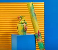 Yellow Tie-Dye Lokta Wrap
