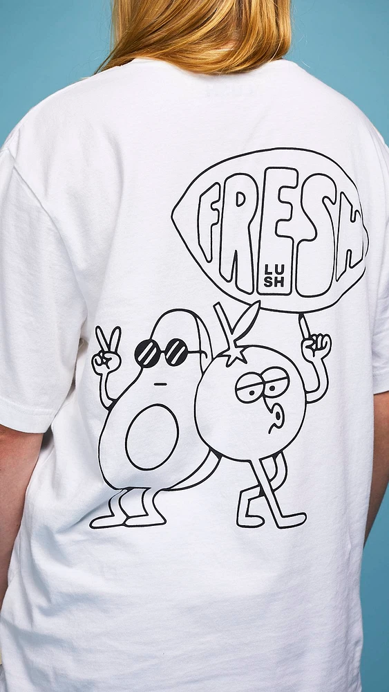 T-shirt blanc Fresh Values