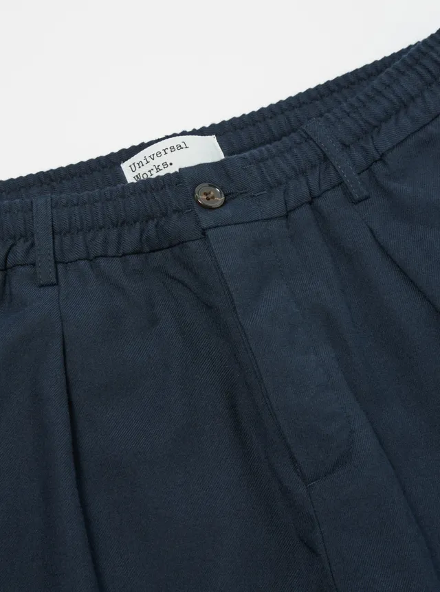 Universal Works Curved Pant in Navy Twill