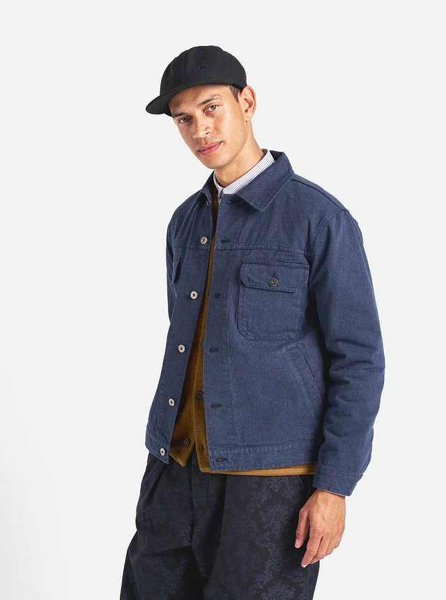 TOMWORKS THREE TACK 期す JACKET indigo