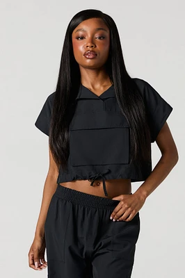 Flowy Utility Front Pocket Top