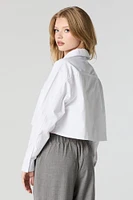 Cropped Button-Up Top