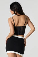 Mesh Corset Tank
