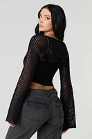 Crochet Ultra-Cropped Sweater