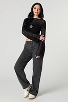 Crochet Ultra-Cropped Sweater