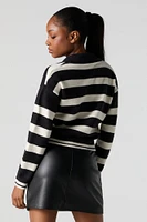 Collared Cropped Sweater