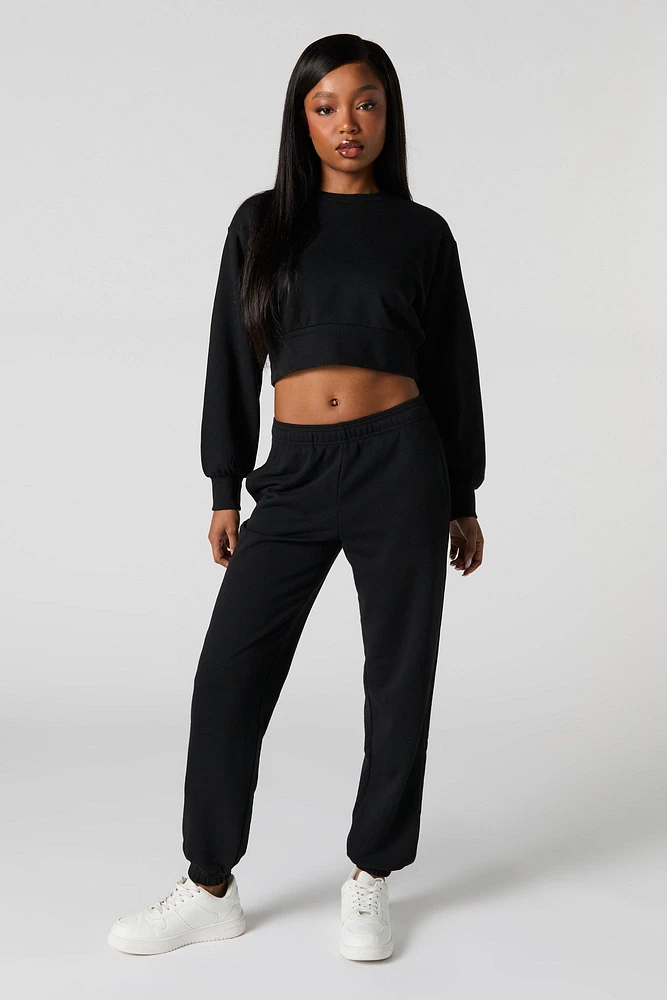 Crewneck Cropped Sweatshirt