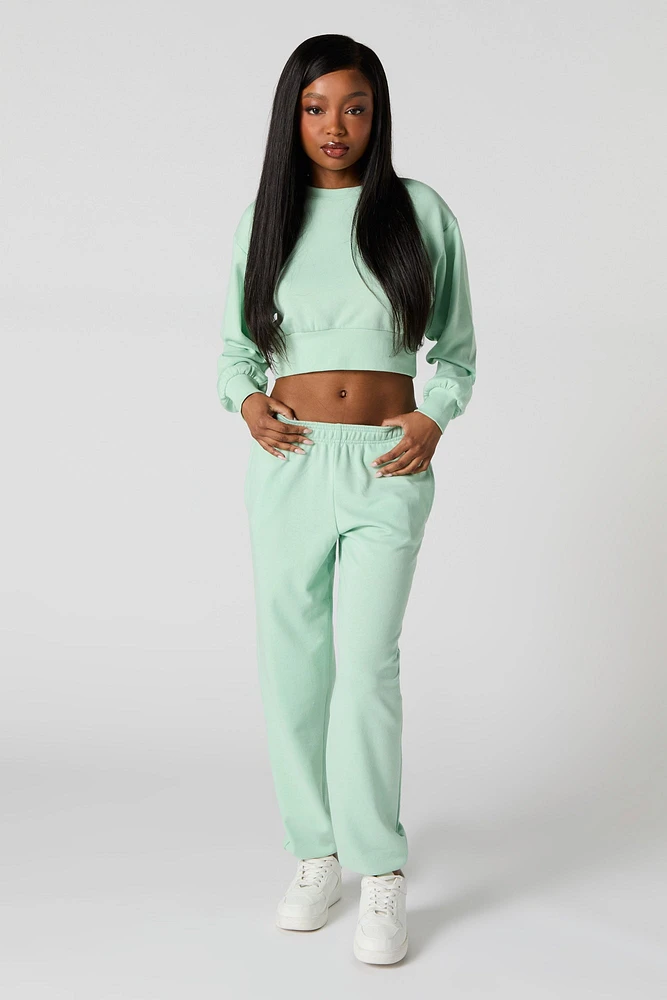 Crewneck Cropped Sweatshirt