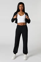 Long Sleeve Cropped Cardigan