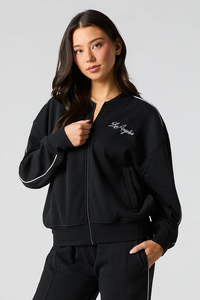 Active LA Embroidered Fleece Jacket