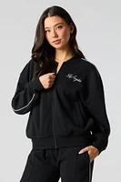 Active LA Embroidered Fleece Jacket