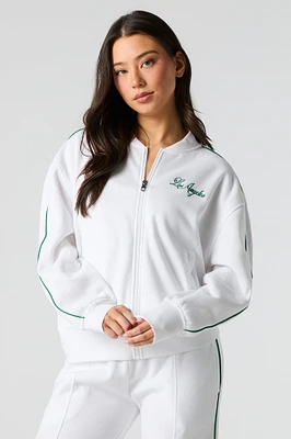 Blouson Active en molleton avec motif brodé LA