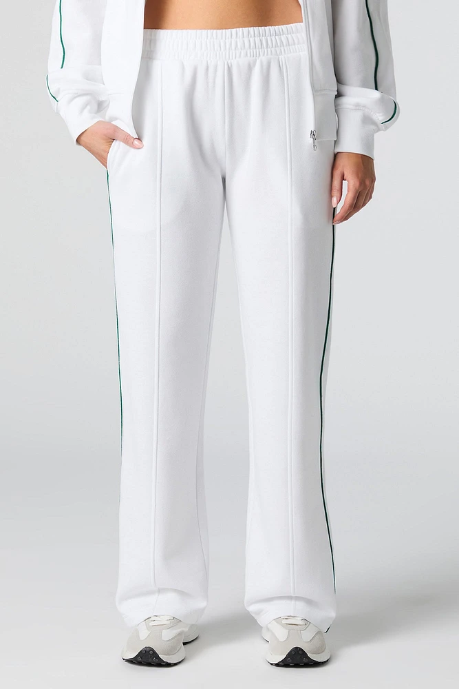 Pantalon d'entraînement Active en molleton avec motif brodé LA