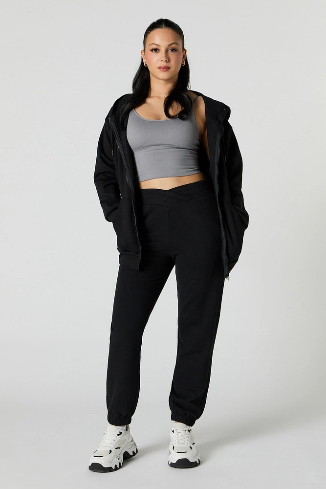 V Waist Fleece Jogger