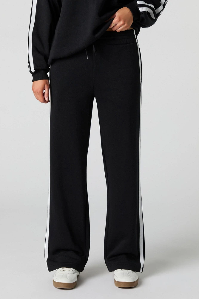Side Striped Fleece Sweatpant