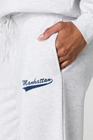 Pantalon d'entraînement en molleton à imprimé Manhattan