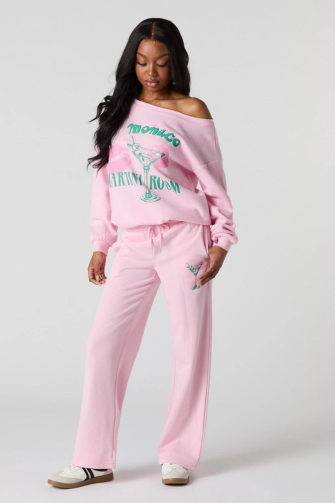 Martini Graphic Fleece Sweatpant