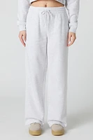 Pantalon d'entraînement à jambe large en molleton
