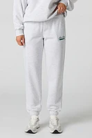 City Embroidered Fleece Jogger